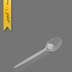قاشق نسکافه طرح گلوریا شفاف - ظروف یکبار مصرف MG